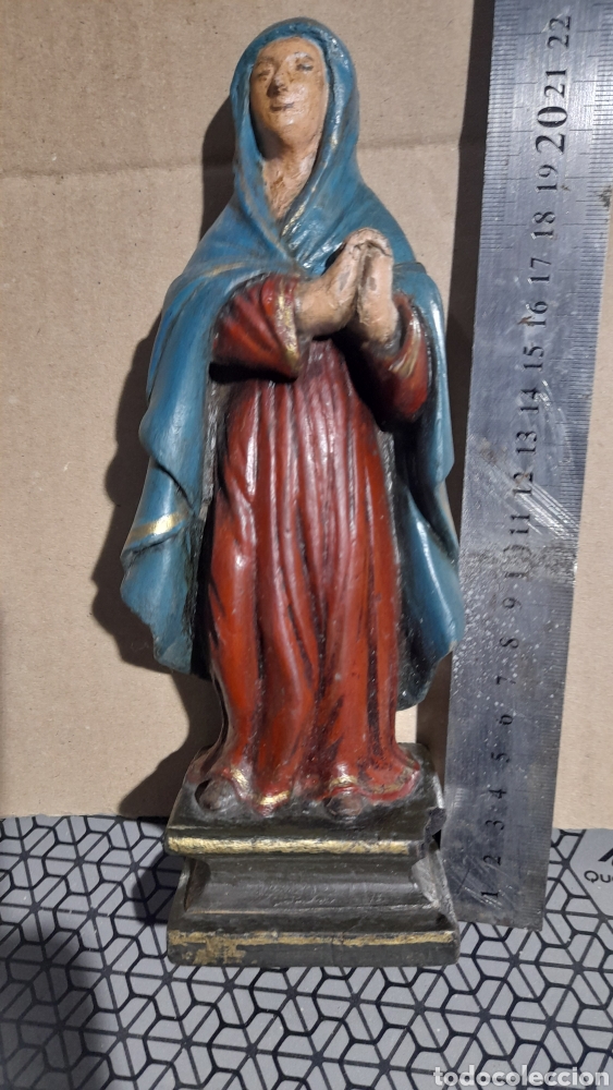 Antig&uuml;edades: Talla policromada Inmaculada Concepci&oacute;n - Foto 1