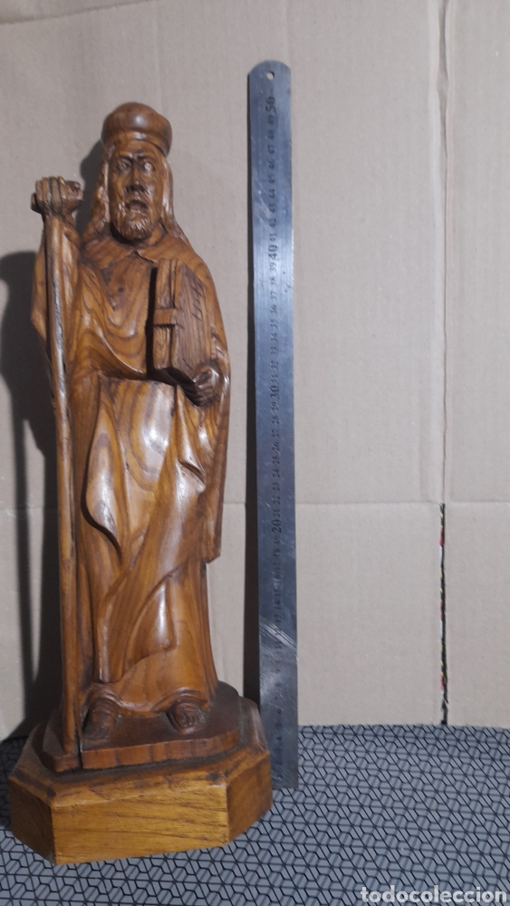Antig&uuml;edades: Talla San Nicolas - Foto 1