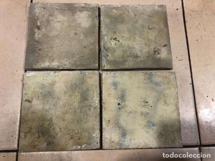Antig&uuml;edades: LOTE DE 4 AZULEJOS FINALES SIGLO XIX - Foto 6