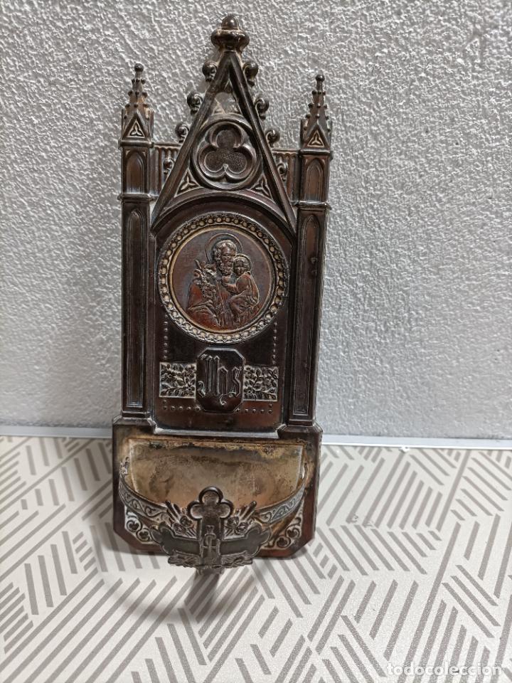 Antig&uuml;edades: Antigua benditera religiosa - Foto 2