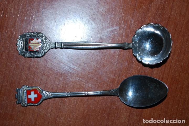 Antig&uuml;edades: Cuchara de plata Valencia y Schweza - Foto 1