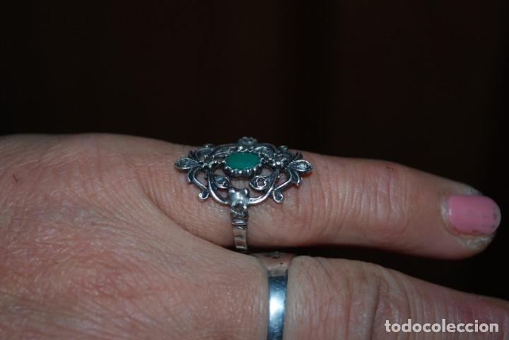 Antig&uuml;edades: Anillo de plata antiguo. - Foto 2