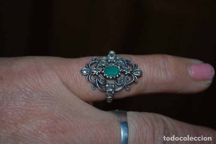 Antig&uuml;edades: Anillo de plata antiguo. - Foto 3