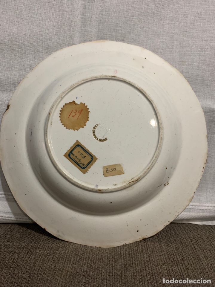 Antig&uuml;edades: Plato de cer&aacute;mica de sargadelos - Foto 2