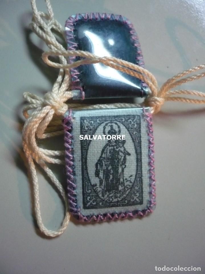Antig&uuml;edades: ESCAPULARIO VIRGEN DEL CARMEN. - Foto 1