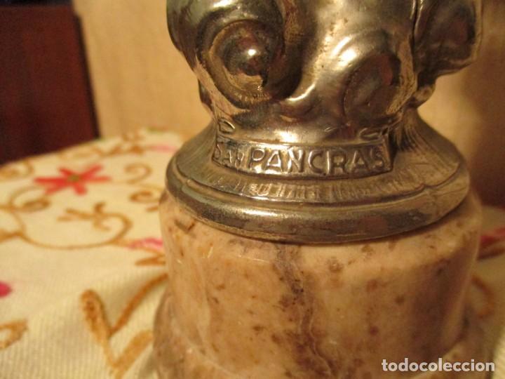 Antig&uuml;edades: san Pancracio calamina y marmol - Foto 3