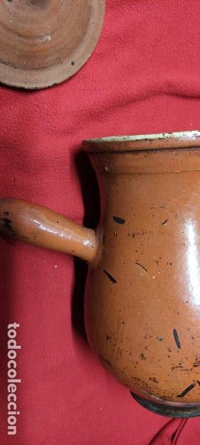 Antig&uuml;edades: ANTIGUA CHOCOLATERA DE BARRO - Foto 4