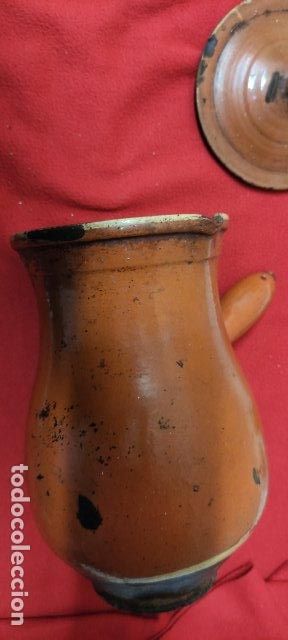 Antig&uuml;edades: ANTIGUA CHOCOLATERA DE BARRO - Foto 9