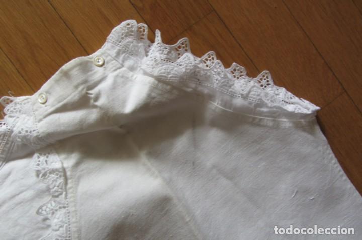 Antig&uuml;edades: Camis&oacute;n de hilo con encajes - Foto 6