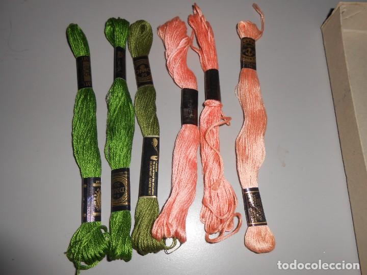 Antig&uuml;edades: Madejas de Hilo Para Bordar 3 ANCORA y 3 DMC - Foto 1