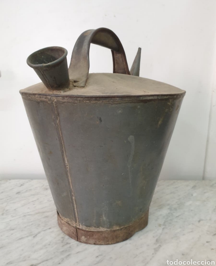 Antig&uuml;edades: Cantir,botijo de zinc - Foto 3