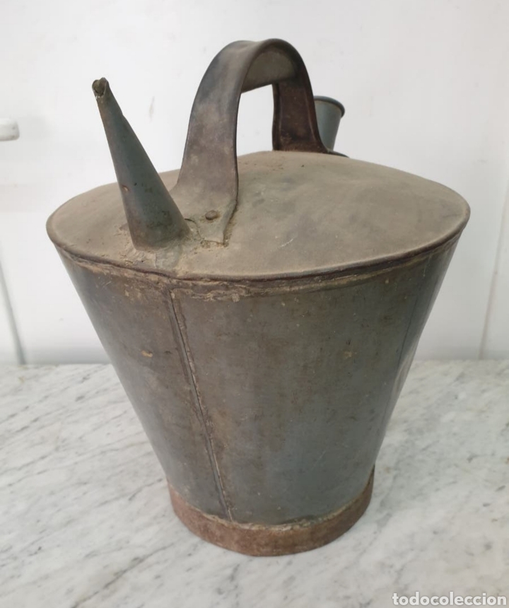 Antig&uuml;edades: Cantir,botijo de zinc - Foto 4