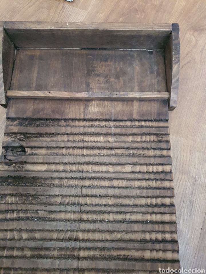 Antig&uuml;edades: Pila de madera decoraci&oacute;n . - Foto 4