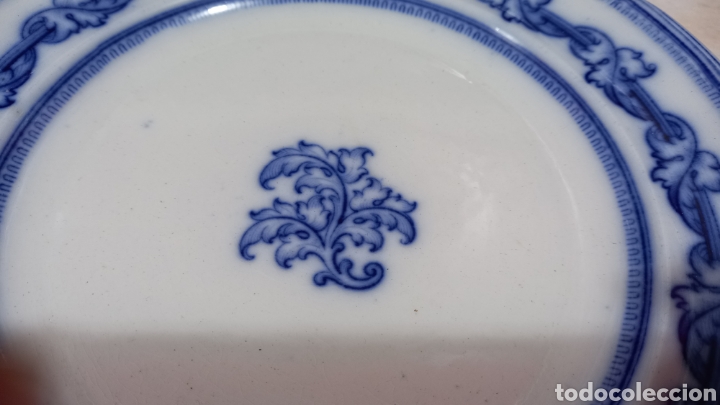 Antig&uuml;edades: Plato de porcelana inglesa - Foto 2