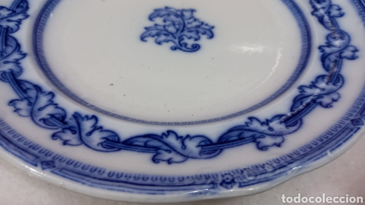 Antig&uuml;edades: Plato de porcelana inglesa - Foto 3