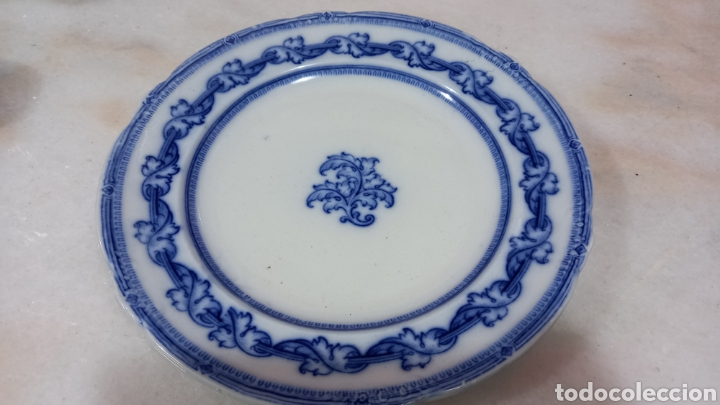 Antig&uuml;edades: Plato de porcelana inglesa - Foto 1