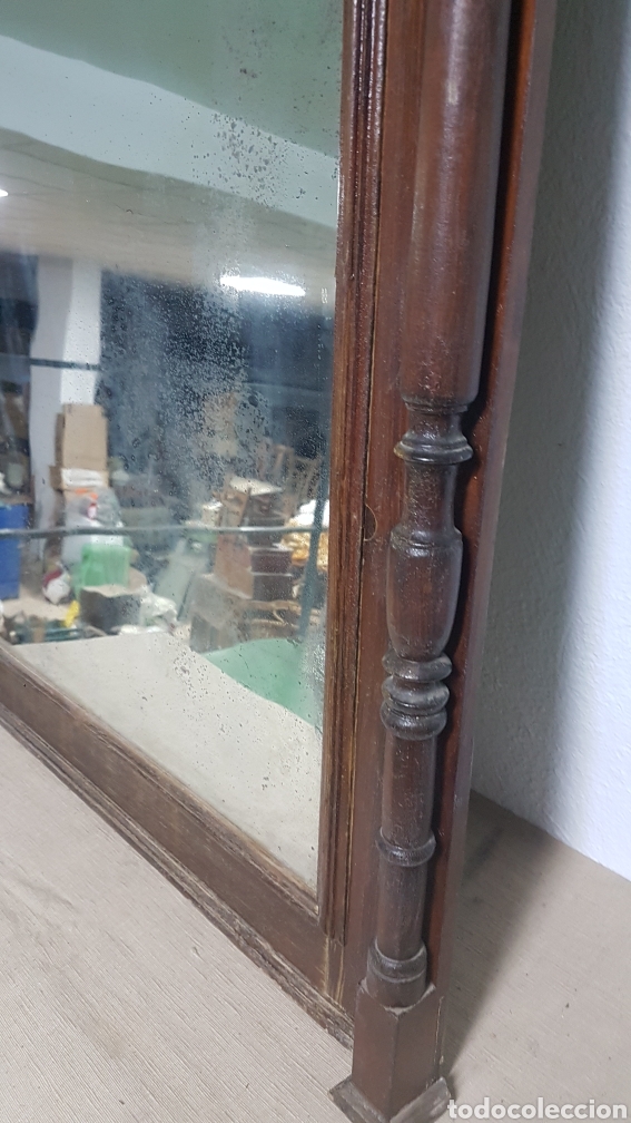 Antig&uuml;edades: Antiguo espejo Alfonsino &ntilde;z - Foto 3