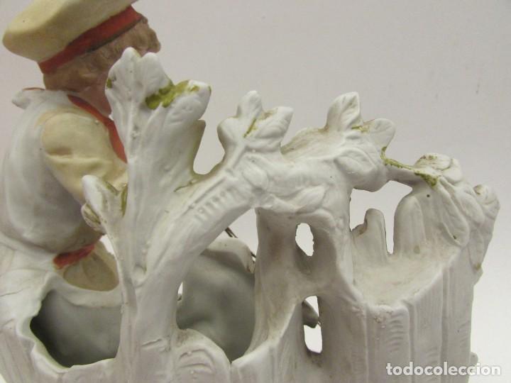 Antig&uuml;edades: HEUBACH BONITO GRUPO DE FIGURAS EN BISCUIT - Foto 10