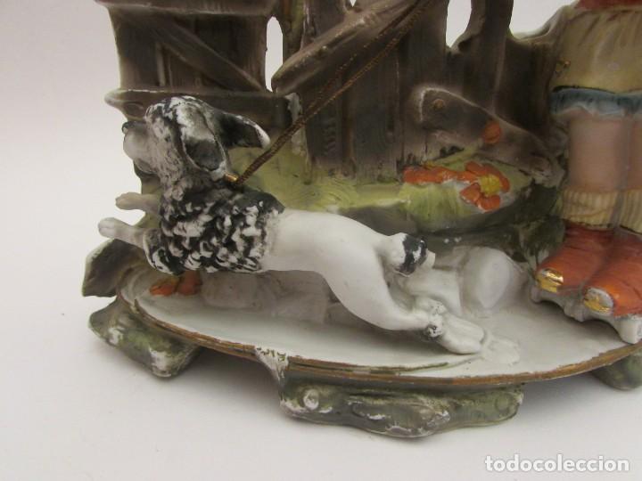Antig&uuml;edades: HEUBACH BONITO GRUPO DE FIGURAS EN BISCUIT - Foto 12