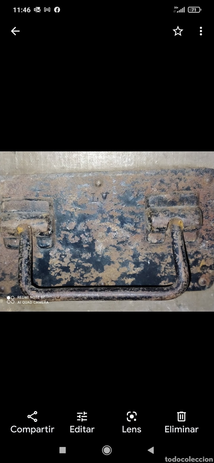 Antig&uuml;edades: BA&Uacute;L LOUIS VUITTON 10998 - Foto 2