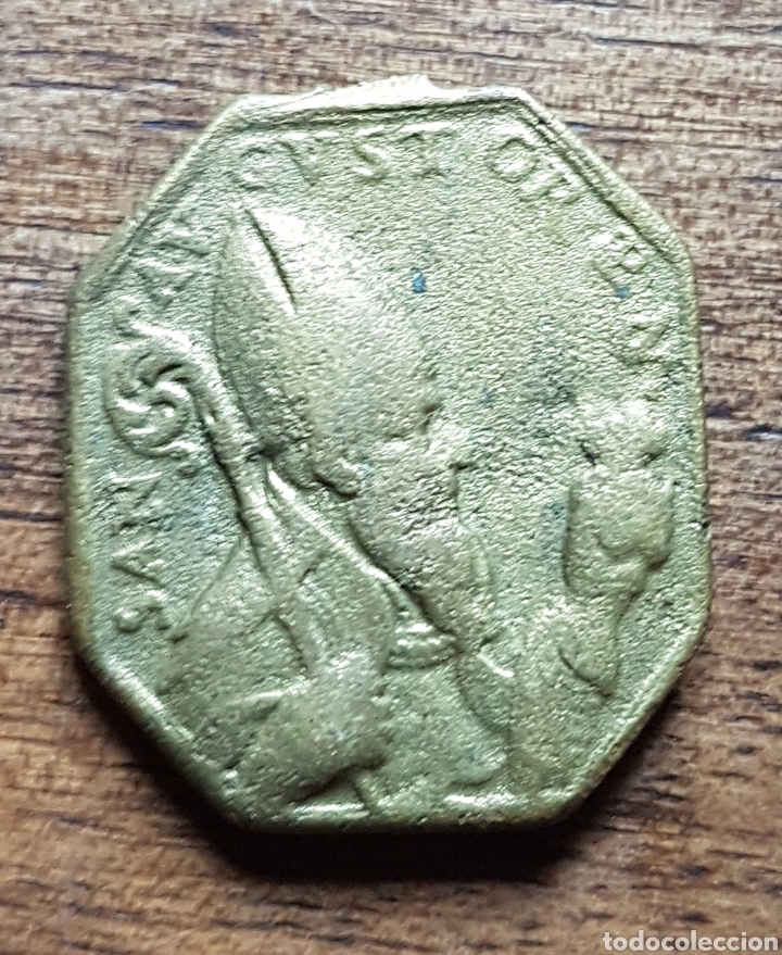 Antig&uuml;edades: Antigua medalla San Agustin - Foto 2