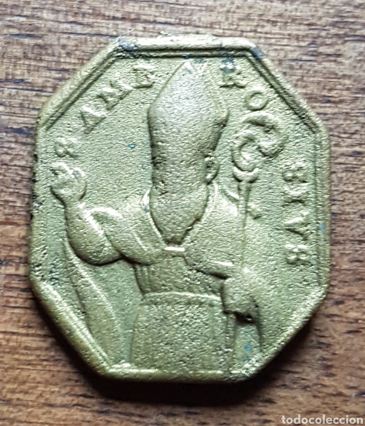 Antig&uuml;edades: Antigua medalla San Agustin - Foto 1