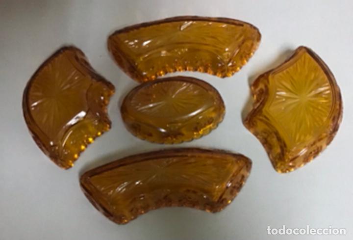 Antig&uuml;edades: CENTRO DE MESA CRISTAL PRENSADO - Foto 3