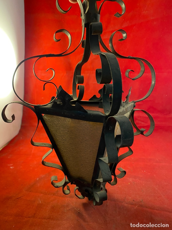 Antig&uuml;edades: Farol forja - Foto 3