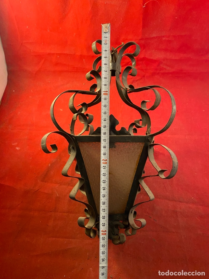 Antig&uuml;edades: Farol forja - Foto 5