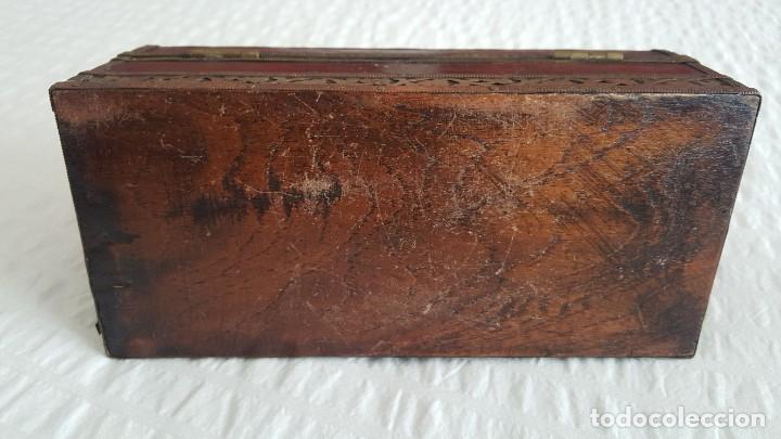 Antig&uuml;edades: COFRE,CAJA O BA&Uacute;L DE MADERA - Foto 8