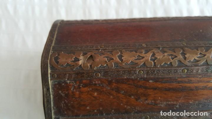 Antig&uuml;edades: COFRE,CAJA O BA&Uacute;L DE MADERA - Foto 10
