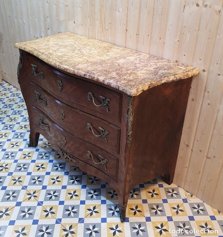 Antig&uuml;edades: ANTIGUA COMODA ESTILO LUIS XV - Foto 4