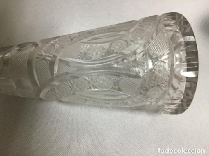 Antig&uuml;edades: LICORERA Y COPAS DE CRISTAL TALLADO - Foto 5