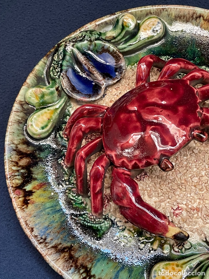 Antig&uuml;edades: Plato de cer&aacute;mica portuguesa - Foto 4