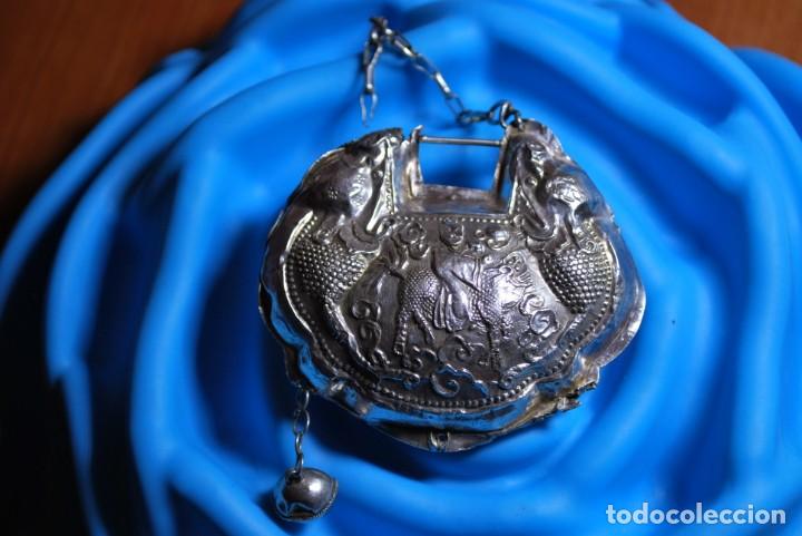 Antig&uuml;edades: Antiguo monedero de plata , para reparar . - Foto 2