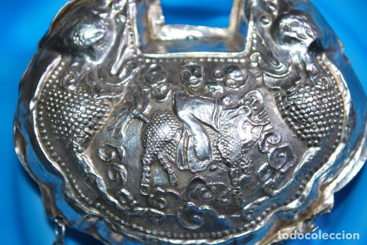 Antig&uuml;edades: Antiguo monedero de plata , para reparar . - Foto 3