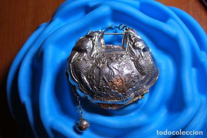 Antig&uuml;edades: Antiguo monedero de plata , para reparar . - Foto 4