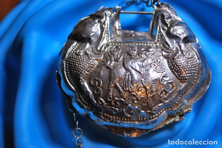 Antig&uuml;edades: Antiguo monedero de plata , para reparar . - Foto 5