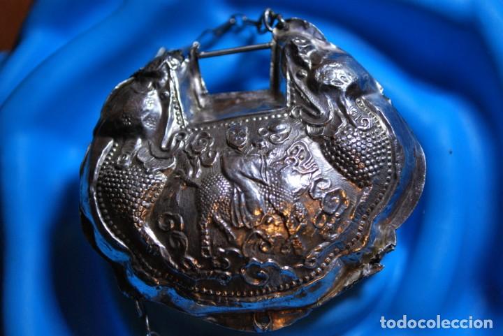 Antig&uuml;edades: Antiguo monedero de plata , para reparar . - Foto 7