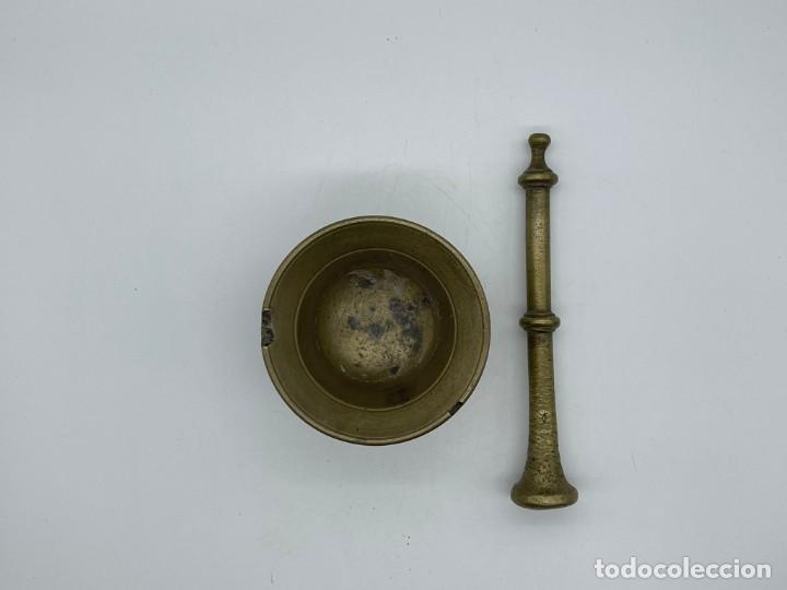 Antig&uuml;edades: ANTIGUO ALMIREZ/ MORTERO METAL - Foto 4