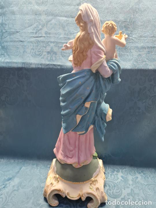 Antig&uuml;edades: VIRGEN CON NI&Ntilde;O EN BRAZOS (biscuit) - Foto 7