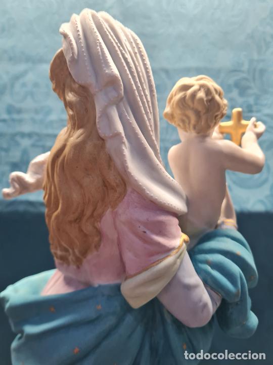 Antig&uuml;edades: VIRGEN CON NI&Ntilde;O EN BRAZOS (biscuit) - Foto 10