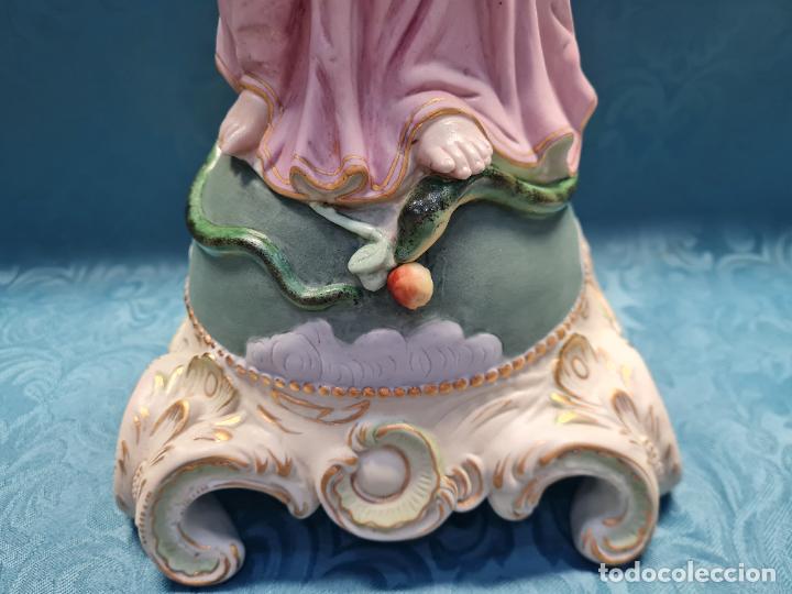 Antig&uuml;edades: VIRGEN CON NI&Ntilde;O EN BRAZOS (biscuit) - Foto 11