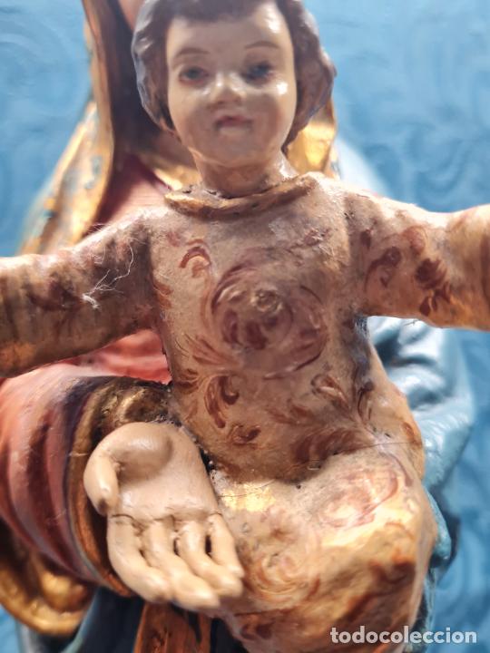 Antig&uuml;edades: VIRGEN CON NI&Ntilde;O EN BRAZOS - Foto 2