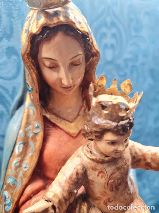 Antig&uuml;edades: VIRGEN CON NI&Ntilde;O EN BRAZOS - Foto 4