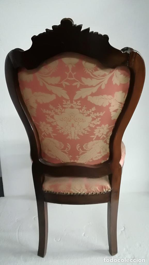 Antig&uuml;edades: SILLA ANTIGUA TAPIZADA ROJO - Foto 3