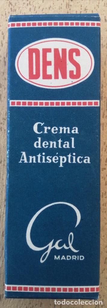 Antiques: Antigua Caja con Crema Dental Antis&eacute;ptica Gal Madrid