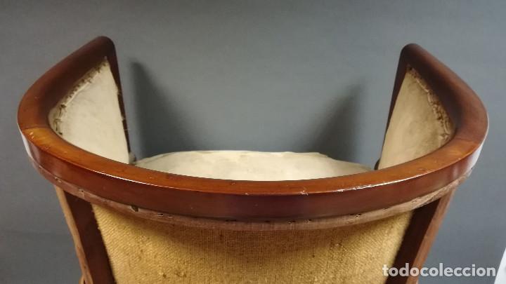 Antig&uuml;edades: SILLON IMPERIO DE MADERA DE CAOBA SIGLO XIX - Foto 6