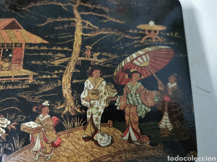 Antig&uuml;edades: Caja lacada china antigua - Foto 4