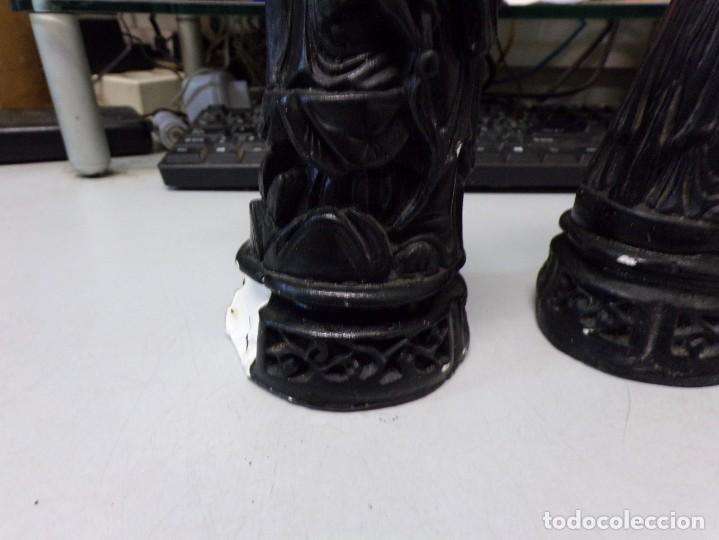 Antig&uuml;edades: ESTAMOS LIQUIDANDO. lote de dos figuras de estuco - Foto 2